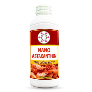 Dung dijch Nano Astaxanthin 100% nguyên chất tảo Haematococcus tăng cường đề kháng, sắc tố đổ cho tôm, cá hồi