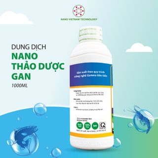 Dung dịch Nano Thảo Dược Gan Giải pháp ngăn ngừa các vấn đề về gan cho tôm, cá, động vật thủy sinh