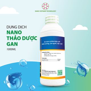 Dung dịch Nano Thảo Dược Gan Giải pháp ngăn ngừa các vấn đề về gan cho tôm, cá, động vật thủy sinh