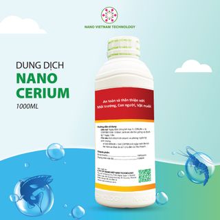 Dung dịch Nano Cerium Hỗ trợ Ngăn Ngừa Bệnh Và Tăng Cường Hấp Thu Cho Tôm, Cá, Động Vật Thuỷ Sinh