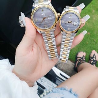 SALE ĐỒNG HỒ NAM NỮ RÔ LE DÂY ĐÚC ĐẶC MẶT CÓ LỊCH THỨ