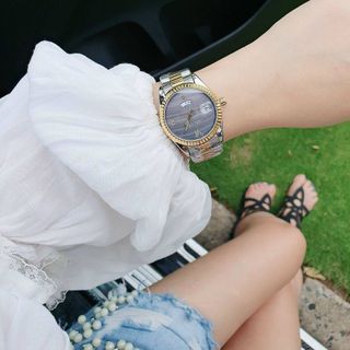 SALE ĐỒNG HỒ NAM NỮ RÔ LE DÂY ĐÚC ĐẶC MẶT CÓ LỊCH THỨ