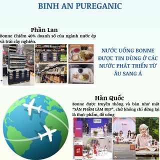Nước Ép Việt Quất Bonne Từ Trái Cây Thật Và Nước Suối Tinh Khiết Nhập Khẩu Phần Lan Không Chất Bảo Quản Độc Hại Không Đường Hóa Học - 1 Lít