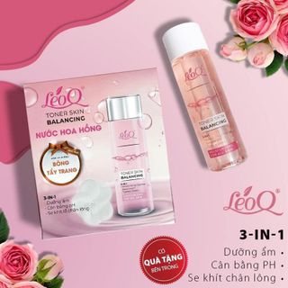 Nước hoa hồng LEOQ toner giúp cân bằng độ ẩm, dưỡng da trắng hồng mềm mịn - Marisa Beauty giá sỉ