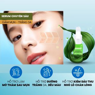 Serum mụn 2M Skin giúp nhanh gom còi mụn, giảm thâm và dịu da - Nhà Phân Phối Mỹ Phẩm Tấn Đạt