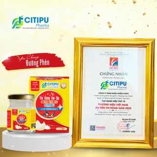 YẾN CHƯNG CAO CẤP ĐƯỜNG PHÈN HÀM LƯỢNG 30% YẾN CITIPU