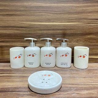 Bộ phụ kiện phòng tắm gốm sứ Bát Tràng Duy Anh