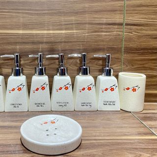 Bộ phụ kiện phòng tắm gốm sứ Bát Tràng Duy Anh