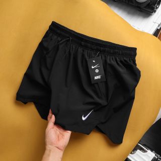 Short xi giãn runing dày dặn mịn mát, nhẹ tênh, trơn láng, co giãn 4 chiều, 3 túi khoá kéo, quần thể thao nam