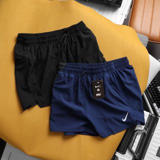 Short xi giãn runing dày dặn mịn mát, nhẹ tênh, trơn láng, co giãn 4 chiều, 3 túi khoá kéo, quần thể thao nam