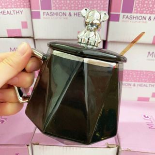Cốc Sứ TM Lục Giác Gấu (THÙNG 60C)