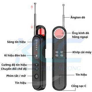 MÁY DÒ THIẾT BỊ QUAY LÉN, SÓNG WIFI THEO DÕI, GPS, CHỐNG NHÌN TRỘM T01