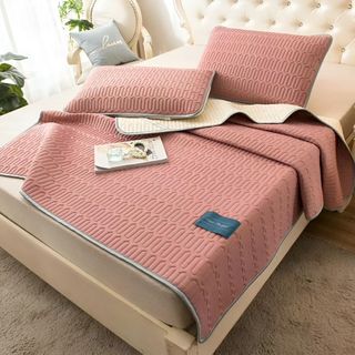 Chiếu Điều Hòa, Chiếu Cao Su Non Họa Tiết 3D Mát Lạnh Chuẩn Hàng Loại 1 Tặng Kèm 2 Vỏ Gối Nằm - KiMi Decor