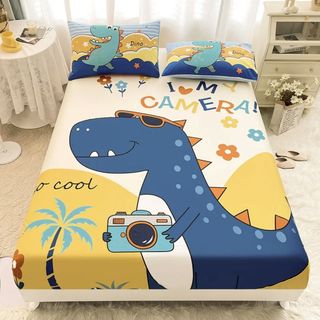 Bộ Set CHƯA GỒM CHĂN 3 Món Ga Gối - Thành Phần 100% Cotton Tự Nhiên - KiMi_Decor