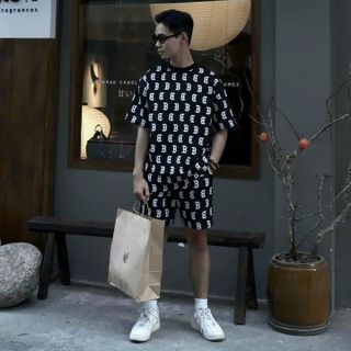 ĐỒ BỘ THỂ THAO NAM NỮ UNISEX CHỮ B - AUSA HOUSE