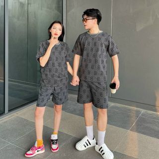 ĐỒ BỘ THỂ THAO NAM NỮ UNISEX CHỮ B - AUSA HOUSE