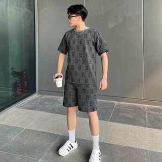 ĐỒ BỘ THỂ THAO NAM NỮ UNISEX CHỮ B - AUSA HOUSE