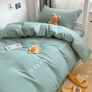 Bộ Chăn Ga Cotton Tici DREAM Cao Cấp CÓ CHĂN BÔNG CHẦN LIỀN CHỈ Mềm Mại Sử Dụng Cho Phòng Ngủ