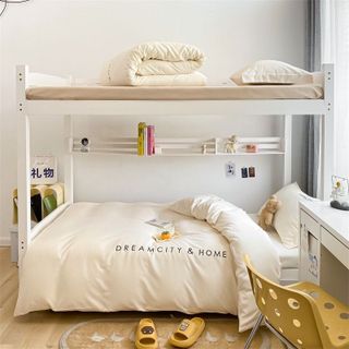 Bộ Chăn Ga Cotton Tici DREAM Cao Cấp CÓ CHĂN BÔNG CHẦN LIỀN CHỈ Mềm Mại Sử Dụng Cho Phòng Ngủ