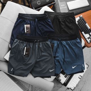 Shorts 2 lớp vải xi giãn 4c dày dặn  Size mlxlxxl/2222, quần thể thao nam giá sỉ