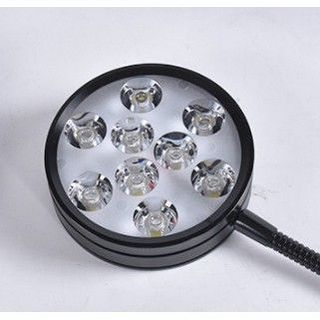 Đèn led để bàn đế gỗ cho hồ thuỷ sinh, hồ bán cạn