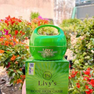 Kem dưỡng trắng da body livy xanh 250g