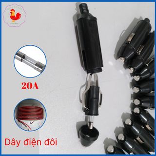 Tẩu đực cho bơm lốp ô tô 20A