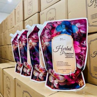 NƯỚC GIẶT XẢ HERBAL PRAMIUM HƯƠNG NƯỚC HOA PHÁP SIÊU SẠCH, SIÊU THƠM AN TOÀN VỚI TRẺ SƠ SINH 3 LÍT- CTB744