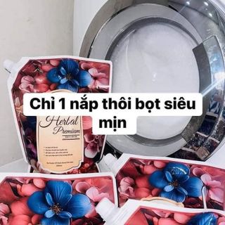NƯỚC GIẶT XẢ HERBAL PRAMIUM HƯƠNG NƯỚC HOA PHÁP SIÊU SẠCH, SIÊU THƠM AN TOÀN VỚI TRẺ SƠ SINH 3 LÍT- CTB744