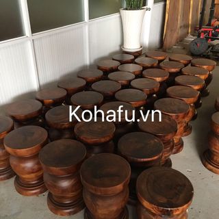 Đôn gỗ nguyên khối ( đôn ngồi, đôn trang trí)