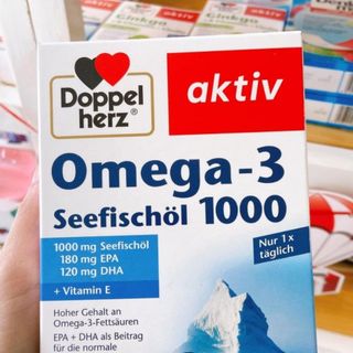 Dầu cá Đức Omega 3 Doppelherz seefischol 1000mg + vitamin E giá sỉ