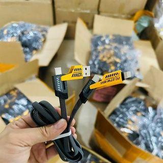 Cáp Sạc Nhanh 27w 4 Đầu Trong 1 (Thùng 300 cái)