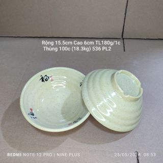 Tô Melamine size 15cm đựng canh bún phở