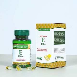 Viên uống Vitamin E 400IU Nature's Bounty hỗ trợ chống oxy hóa, làm chậm quá trình lão hóa da (30 viên) giá sỉ