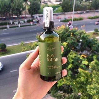 Tinh dầu bưởi Vijully Hair Lotion phục hồi tóc hư tổn, gãy rụng 100ml( chai thuỷ tinh xịn)
