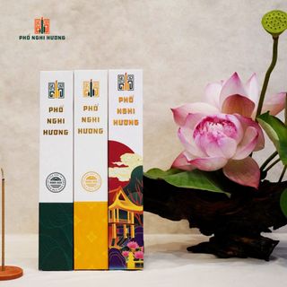 Hương Thơm Nhẹ Nhàng Thanh Mát - Nhang Sạch Hương Thảo An Nhiên - Nhang Chung Cư, Không Đậu Tàn, Nguyên Liệu Tự Nhiên, Tẩy Mùi Ẩm Mốc Uế khí - Nhang Thắp Hương - Cao 32cm, 75g.