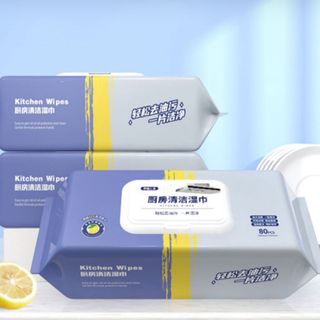 Khăn giấy ướt lau bếp đa năng 80 tờ