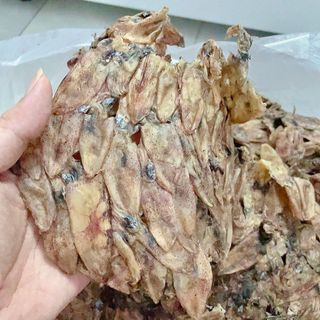 Khô mực chuối, mực con to dày ngọt túi hút chân không - 500GR