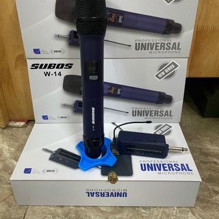 Micro đa năng Subos W-14, mic dùng được cho loa kéo