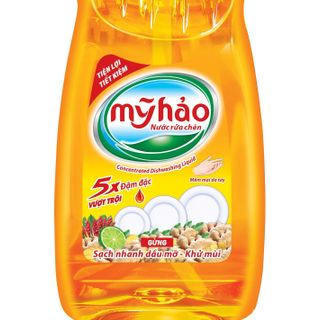NƯỚC RỬA CHÉN MỸ HẢO GỪNG - CHAI 1,5KG ( CÓ VÒI )