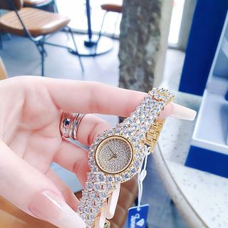 ĐỒNG HỒ NỮ CHÍNH HÃNG FUNMEI F00 FULL ĐÁ PHA LÊ ĐI KÈM TEM KÍCH HOẠT ĐIỆN TỬ BẢO HÀNH CHÍNH HÃNG 1