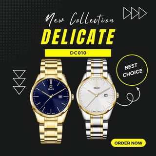 ĐỒNG HỒ NAM - THƯƠNG HIỆU VIỆT DRACO D24 - DC010 "Delicate"