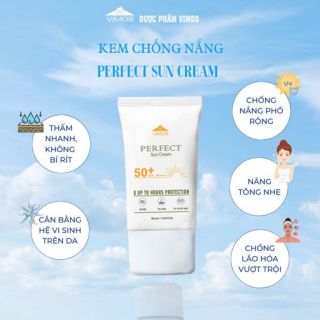 Kem chống nắng Perfect sun cream an toàn cho mọi loại da 50ml
