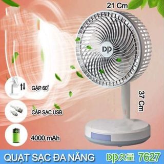 QUẠT SẠC TÍCH ĐIỆN DP 7627