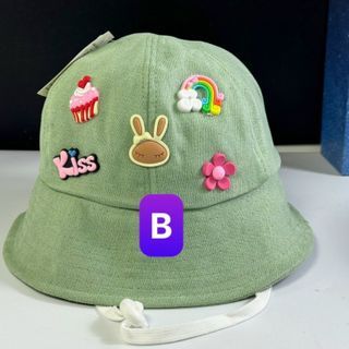 Nón bucket trẻ em đính năm hình khác nhau CQ