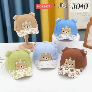 Mũ lưỡi trai trẻ em đủ mẫu tai hình tròn QC