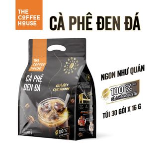 [COMBO 3 TẶNG 1] Túi cà phê đen đá The Coffee House (Túi 30 gói x 16 g) giá sỉ