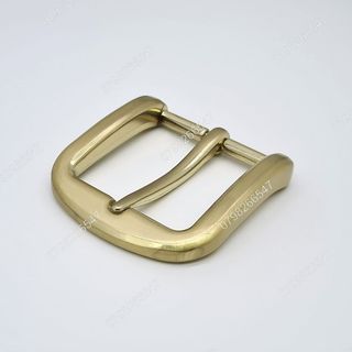 Mặt khoá dây nịt nam DKK-080 | Đầu khoá xỏ kim bảng 4F vàng đồng kiểu truyền thống