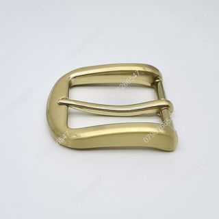 Mặt khoá dây nịt nam DKK-080 | Đầu khoá xỏ kim bảng 4F vàng đồng kiểu truyền thống