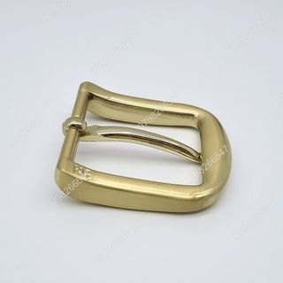 Mặt khoá dây nịt nam DKK-080 | Đầu khoá xỏ kim bảng 4F vàng đồng kiểu truyền thống